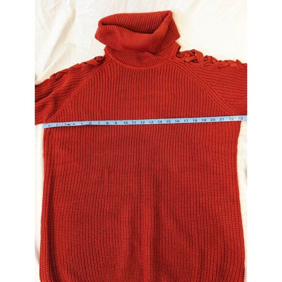 Cozy Chunky Knit - Open Shoulder Turtleneck Sweater XL NWT (New York & Company) - Picture 8 of 10